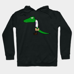 Just a Bored Office Croc Hoodie